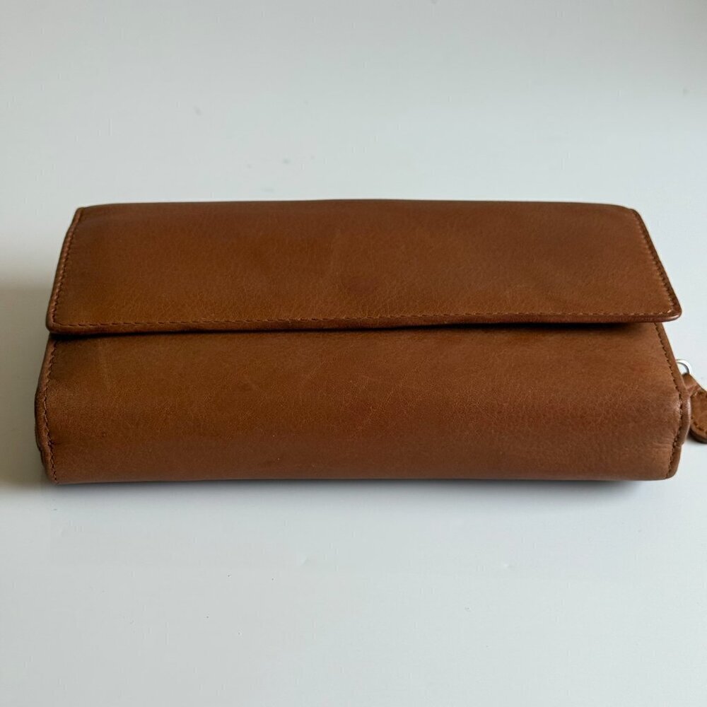 Pelle Studio Tan Leather Wallet View 2